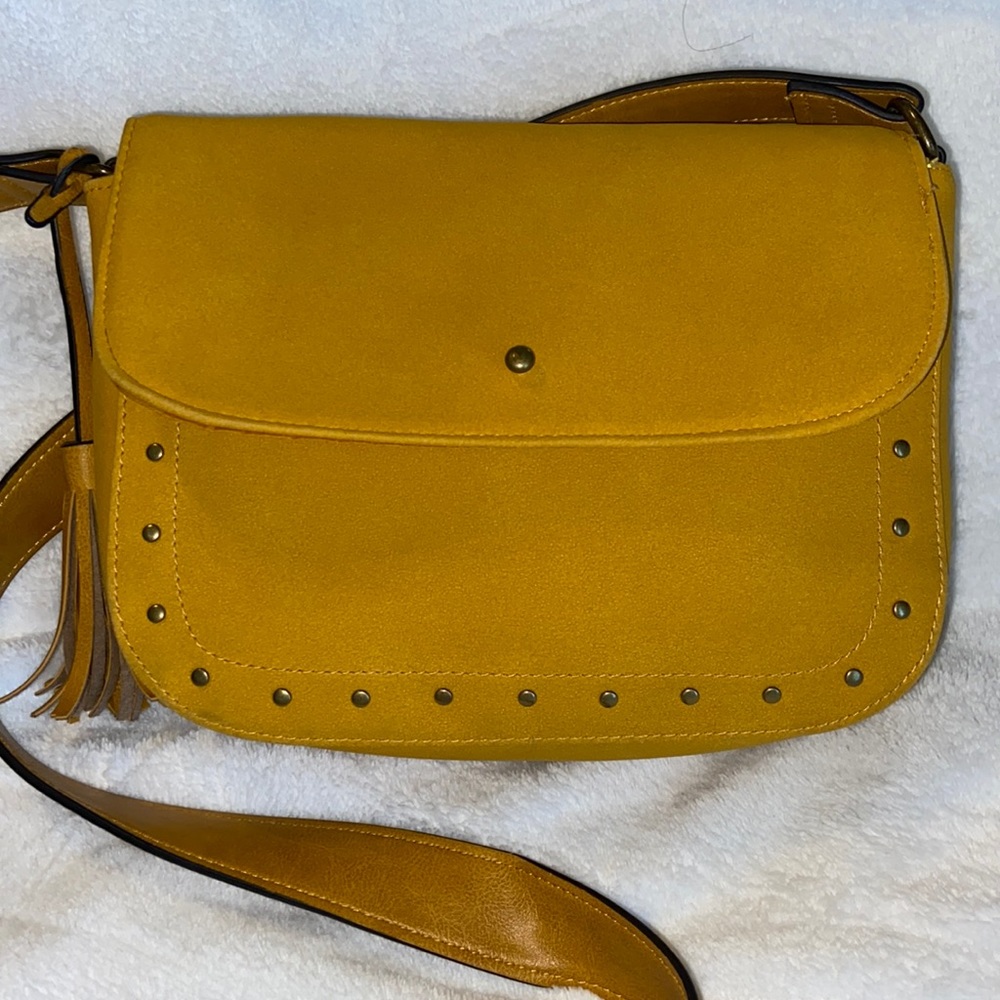 Mustard Crossbody..like New! Used once!